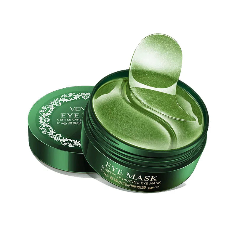 Maschera per gli occhi al collagene e alghe dorate (60 pezzi) – Cerotti in gel anti-occhiaie, gonfiore e anti-età