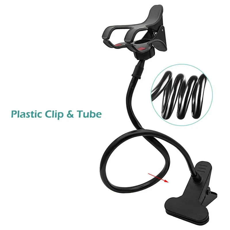 Supporto universale per telefono Lazy Neck - Clip da scrivania flessibile a collo d'oca