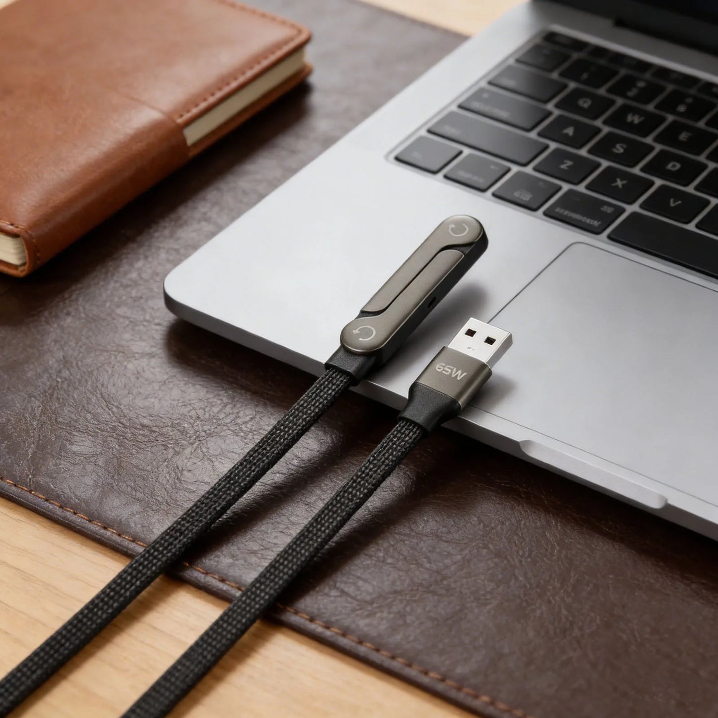 🔌 Cavo dati pieghevole 240W / 65W con supporto invisibile

Cavo intrecciato per ricarica rapida per iPhone 17 e altri dispositivi