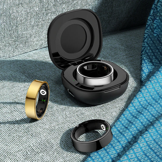 R09 Smart Ring – Anello intelligente impermeabile per la salute e il fitness con monitoraggio della frequenza cardiaca, del sonno e della SpO₂