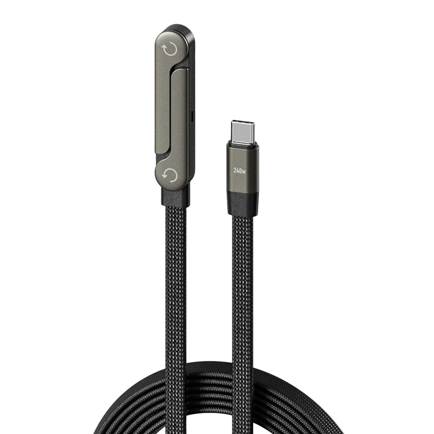 🔌 Cavo dati pieghevole 240W / 65W con supporto invisibile

Cavo intrecciato per ricarica rapida per iPhone 17 e altri dispositivi