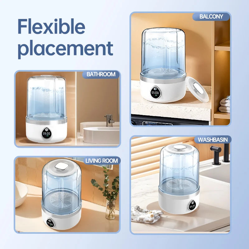 Per biancheria intima, calzini e piccoli capi – Indicatore LED + secchio