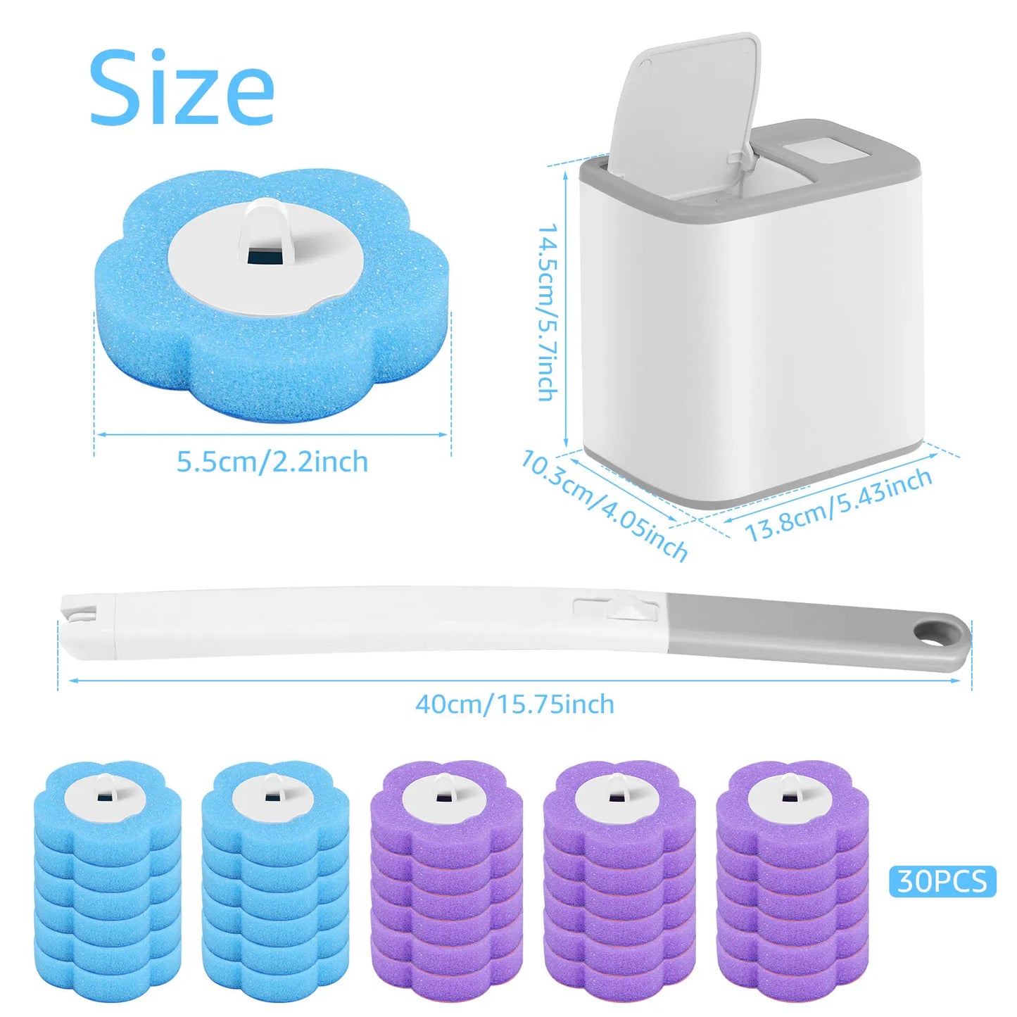 Scopino igienico monouso da parete