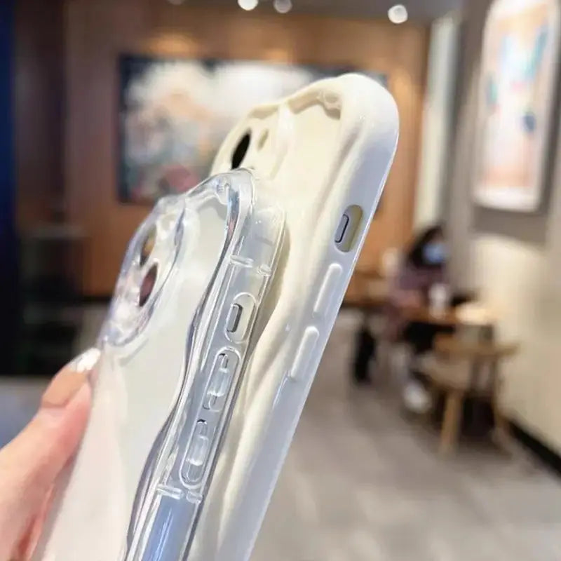 Custodia Horror Manga 3D Wave per Samsung Galaxy – Design Artistico Nero & Bianco (A73 / A72 / A71 / A55 / A54 / A53 / A35 / A34 / A33 / A25 / A24 / A23 / A15 / A14 / A13 / A05 / A04 / A03 | 4G 5G)