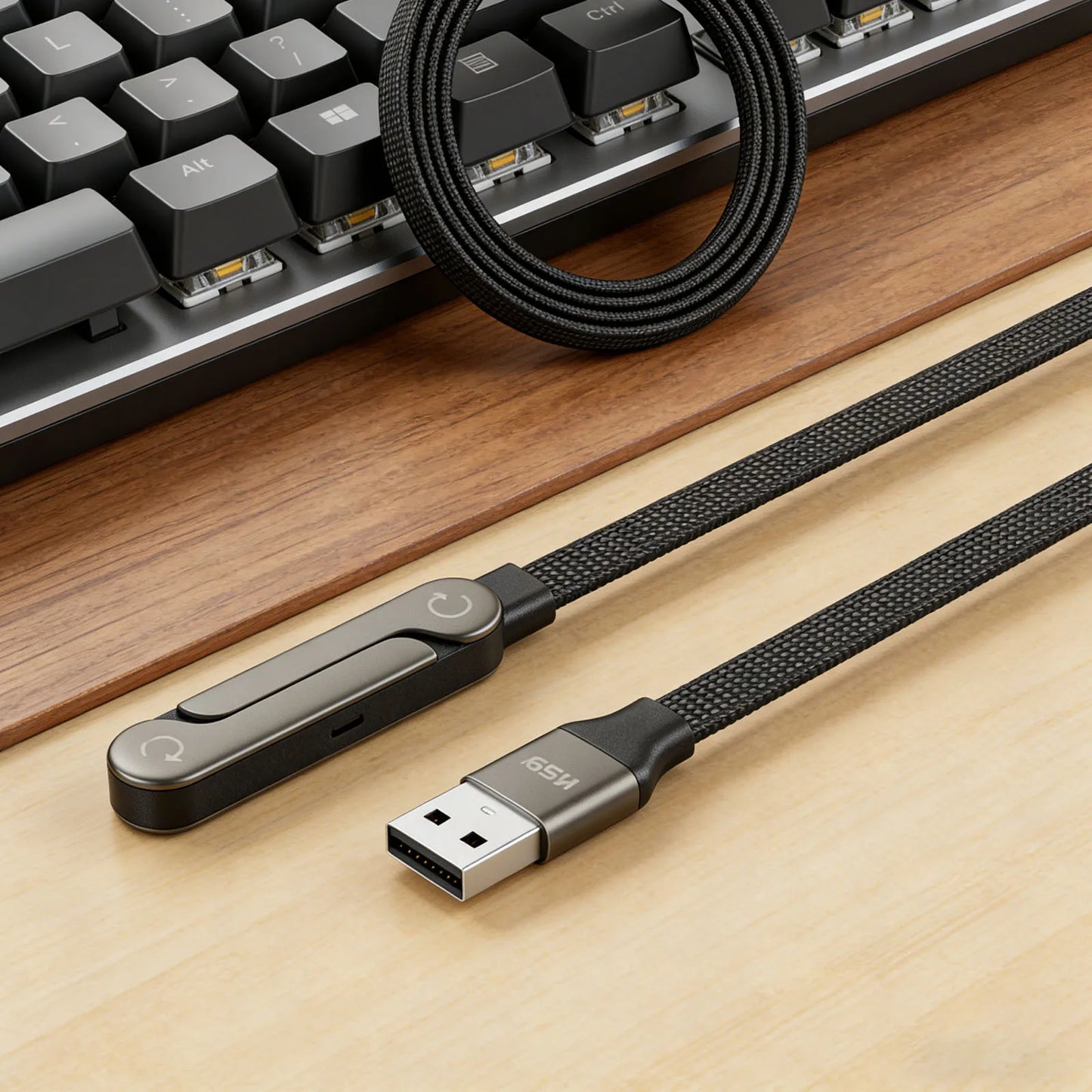 🔌 Cavo dati pieghevole 240W / 65W con supporto invisibile

Cavo intrecciato per ricarica rapida per iPhone 17 e altri dispositivi