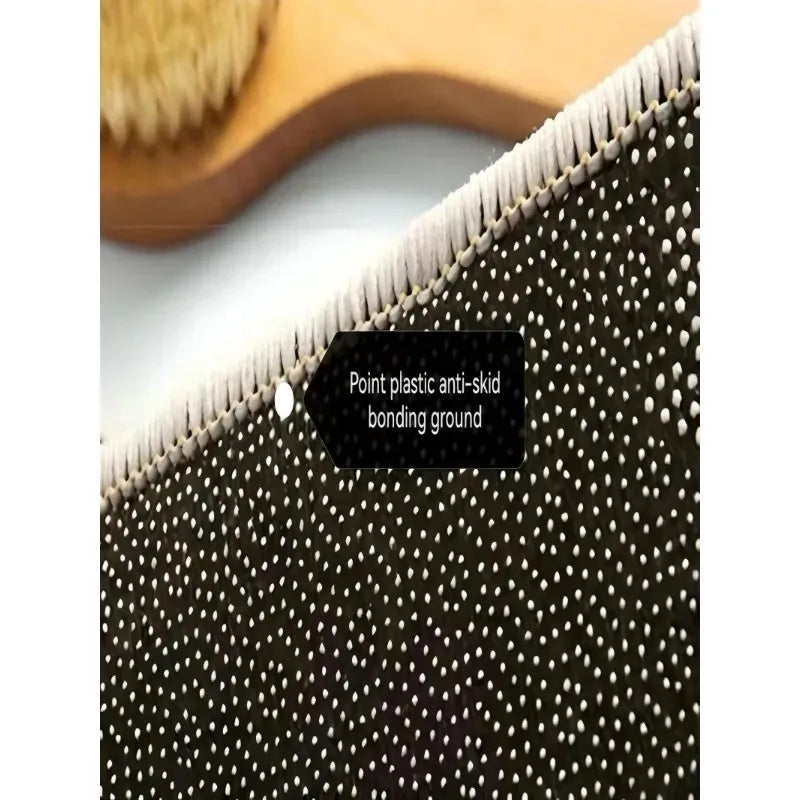 Tappetino per zampa di gatto morbido e resistente all'usura per camera dei bambini, tappetino assorbente per bagno, cartone animato, imitazione cashmere